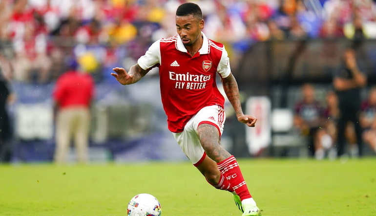 Arsenal striker Gabriel Jesus