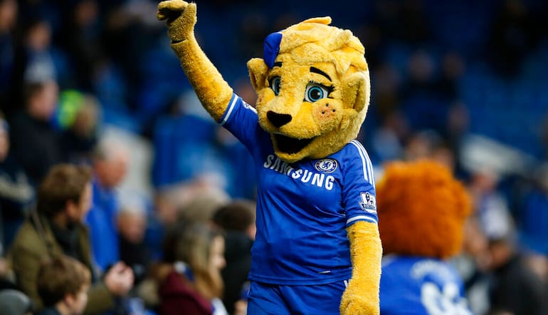 Chelsea football mascot