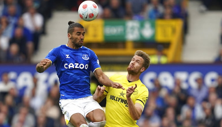 Everton striker Dominic Calvert Lewin