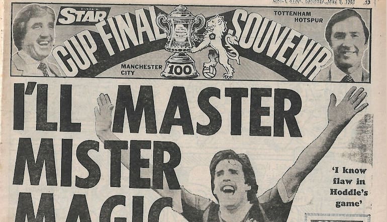 FA Cup Final Day newspaper