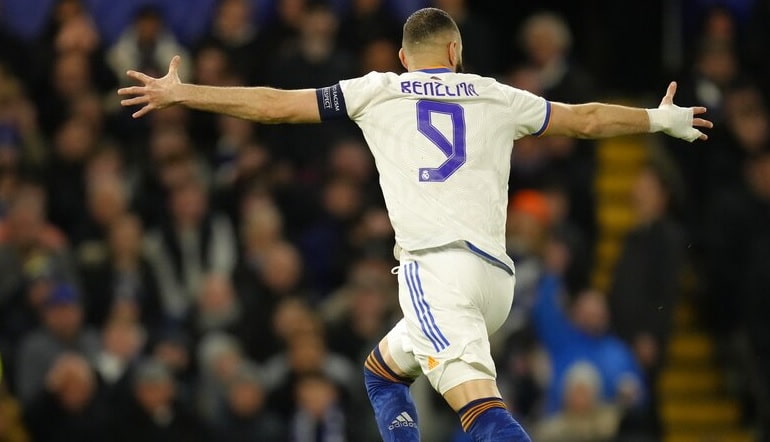 Benzema Champions League hat trick