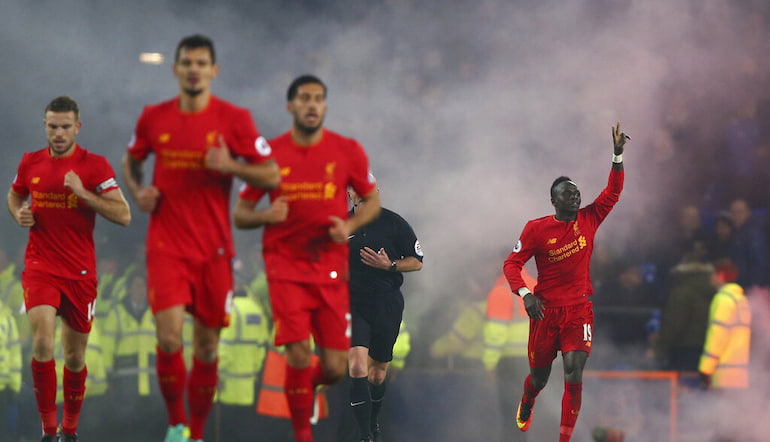 Sadio Mane goal vs Everton