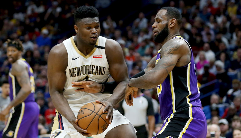 LeBron James vs Zion Williamson