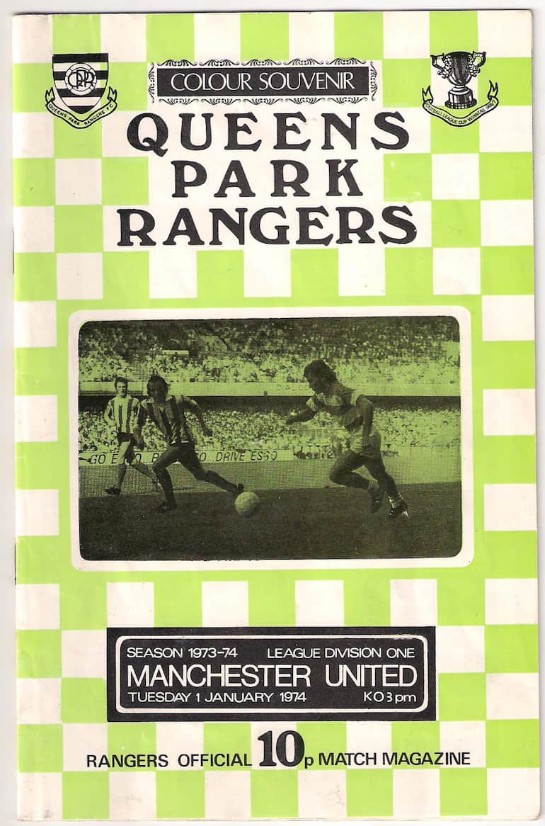 QPR v Man United - george best last game