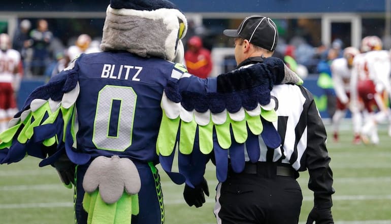 Seahawks NFL mascot