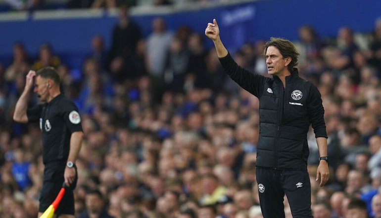 Brentford manager Thomas Frank