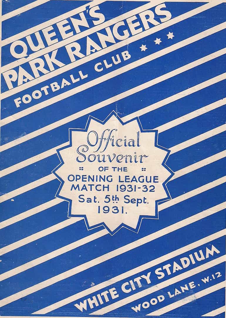 Tony Incenzo White City Programme