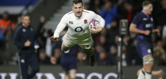 Jonny May scores for six-time Six Nations champions England