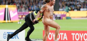 Streaker On The Pitch