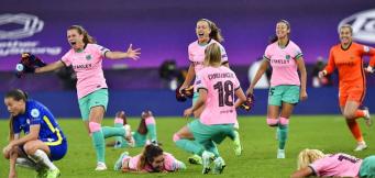 Barcelona Women celebrate