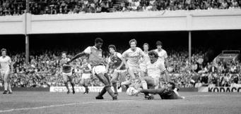 Liverpool goalkeeper Bruce Grobbelaar