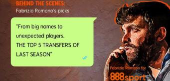 Transfers last season