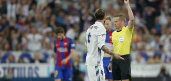 Red cards for Sergio Ramos