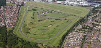Overhead Aintree Racecourse