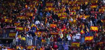 Spain football match
