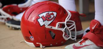 Patrick Mahomes helmet for Kansas City Chiefs