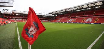 Anfield stadium flag