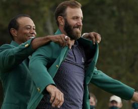 Dustin Johnson wins Masters Green Jacket