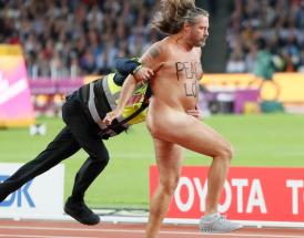 Streaker On The Pitch
