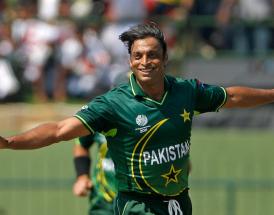 Pakistan bowler Shoaib Akhtar