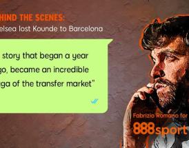 Fabrizio Romano Chelsea lose Kounde to Barcelona