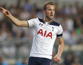 Harry Kane scores in a pre-season friendly match