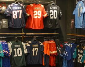 Support your team by wearing the colours