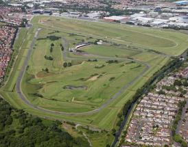 Overhead Aintree Racecourse
