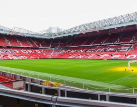 Harry Maguire plays at Old Trafford