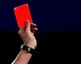 Most Premier League sendings offs