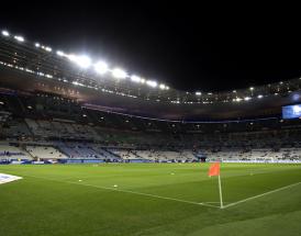 Kylian Mbappe plays at France national stadium in Paris