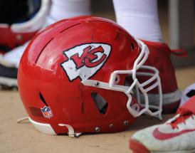 Patrick Mahomes helmet for Kansas City Chiefs