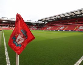 Anfield stadium flag