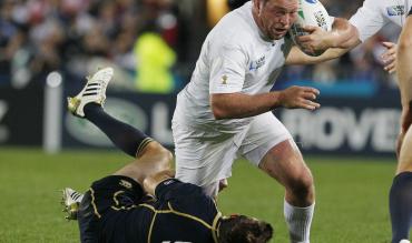 England rugby star Steve Thompson