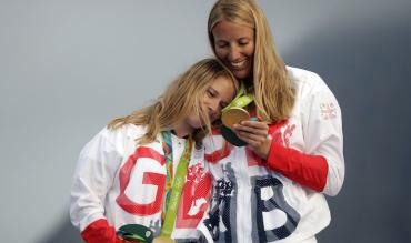 Olympic gold medal winner Hannah Mills