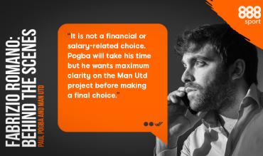 Fabrizio Romano on Paul Pogba