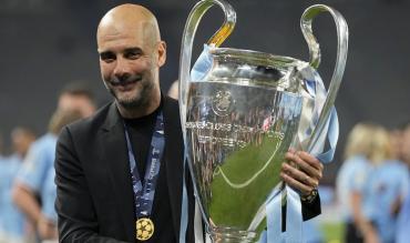 Man City treble winners 2023