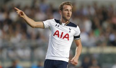 Harry Kane scores in a pre-season friendly match