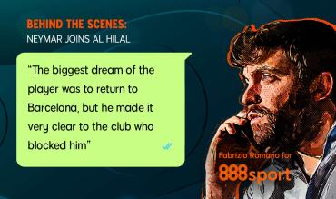 Fabrizio Romano on Neymar