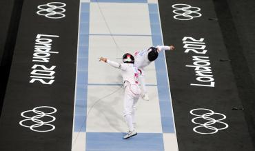 Fencing one of events in Modern Pentathlon
