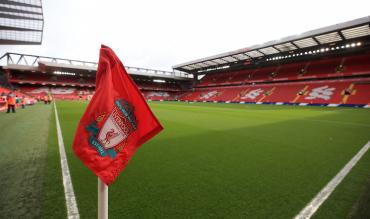 Anfield stadium flag
